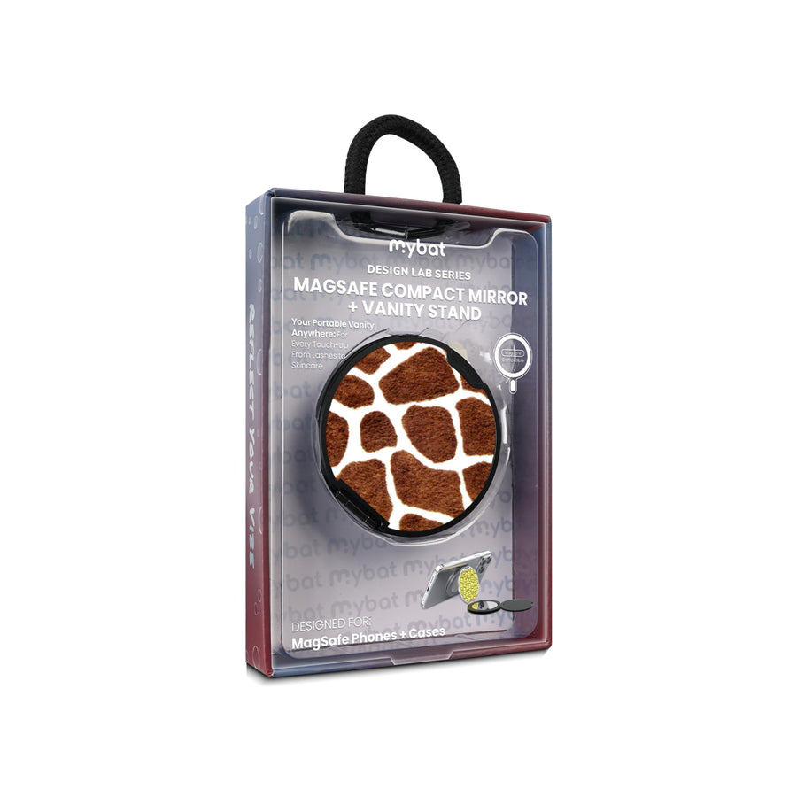 MyBat Design Lab MagSafe Selfie Mirror Kickstand - Black - Giraffe spots - MOTHMNUSU331-012-11.jpg