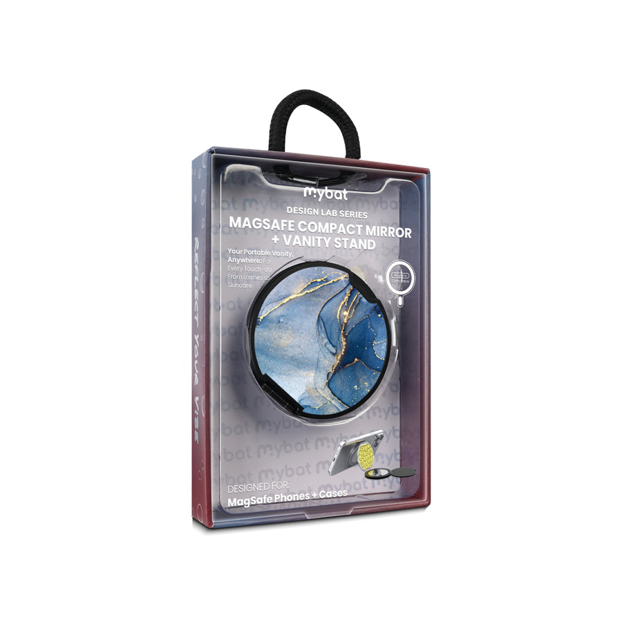 MyBat Design Lab MagSafe Selfie Mirror Kickstand - Black - Blue Marble - MOTHMNUSU331-106-11.jpg