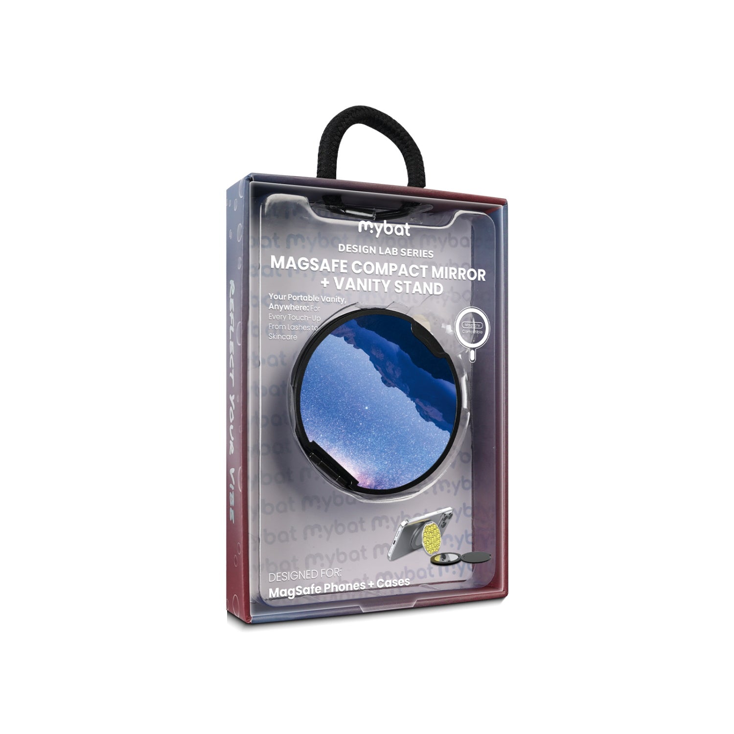 MyBat Design Lab MagSafe Selfie Mirror Kickstand - Black - Celestial Mountains - MOTHMNUSU331-126-11.jpg