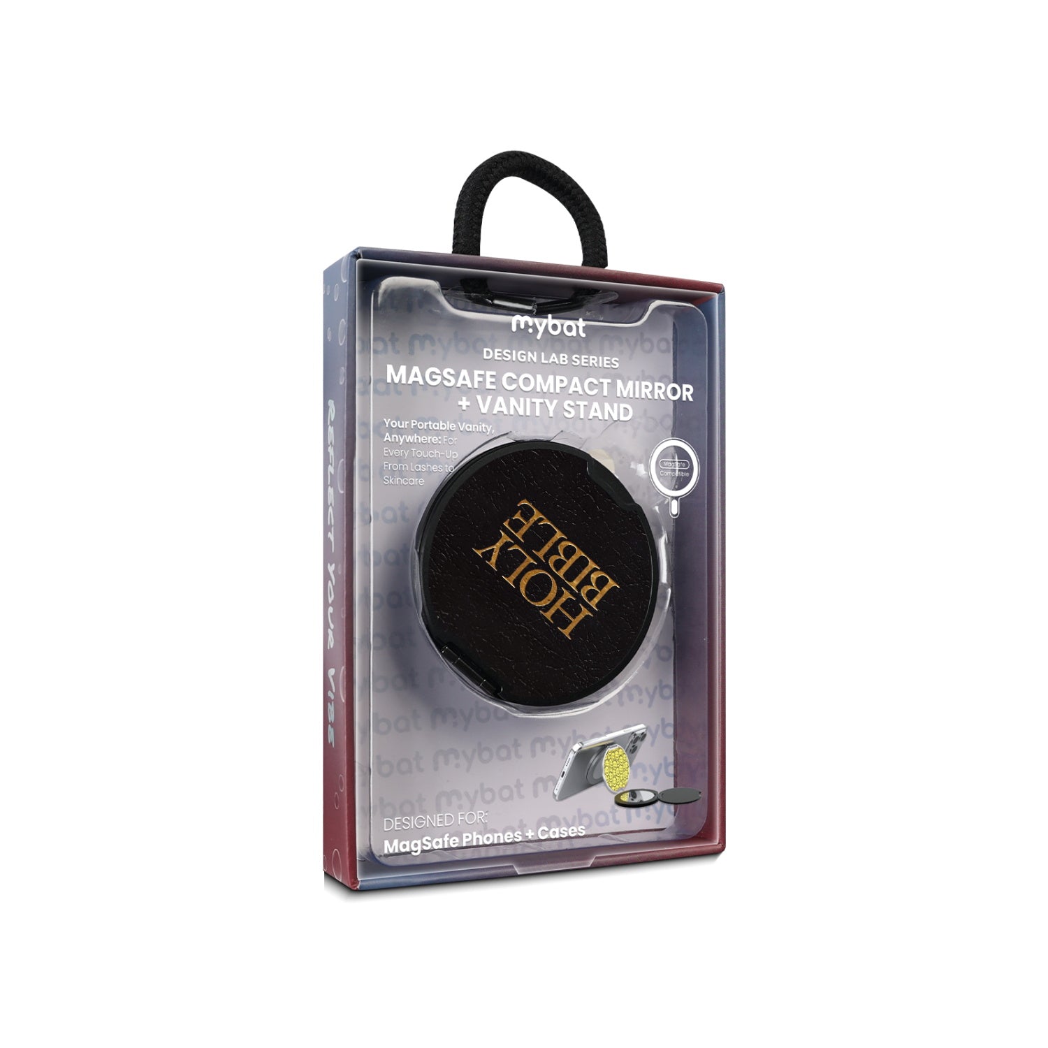 MyBat Design Lab MagSafe Selfie Mirror Kickstand - Black - Holy Bible - MOTHMNUSU331-454-11.jpg