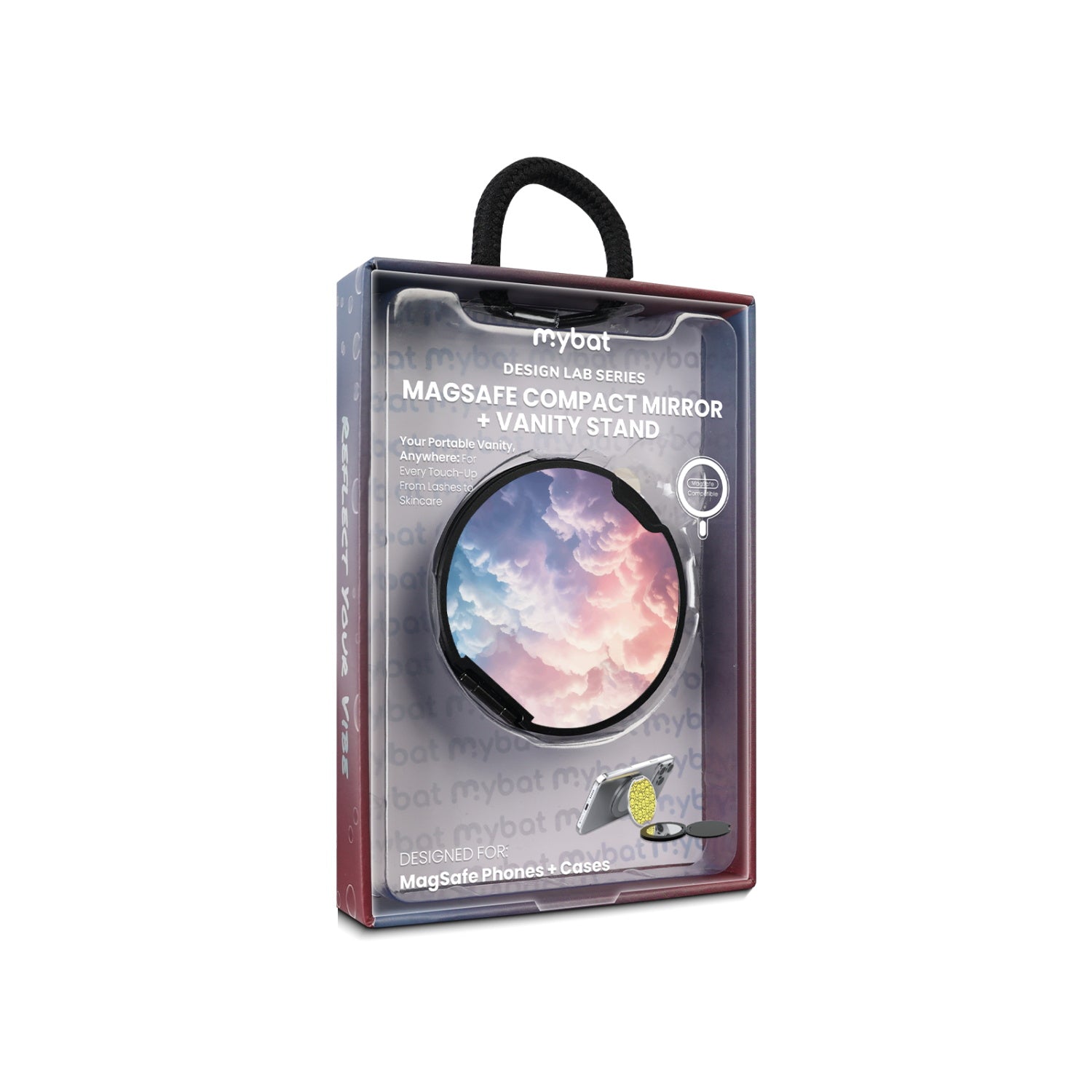 MyBat Design Lab MagSafe Selfie Mirror Kickstand - Black - Cloudscape - MOTHMNUSU331-490-11.jpg