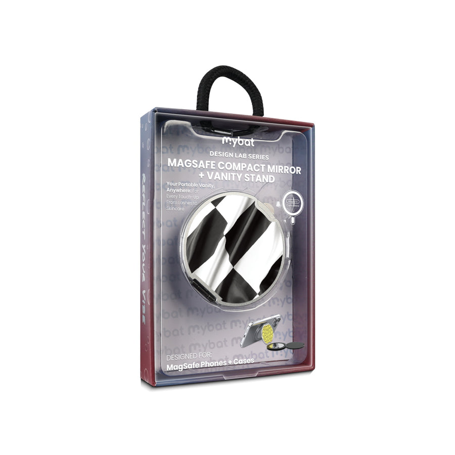 MyBat Design Lab MagSafe Selfie Mirror Kickstand - Silver - Racing Flag - MOTHMNUSU332-040-11.jpg