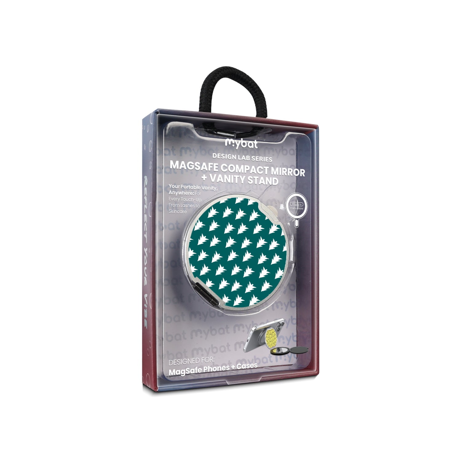MyBat Design Lab MagSafe Selfie Mirror Kickstand - Silver - Evergreen Forest - MOTHMNUSU332-278-11.jpg