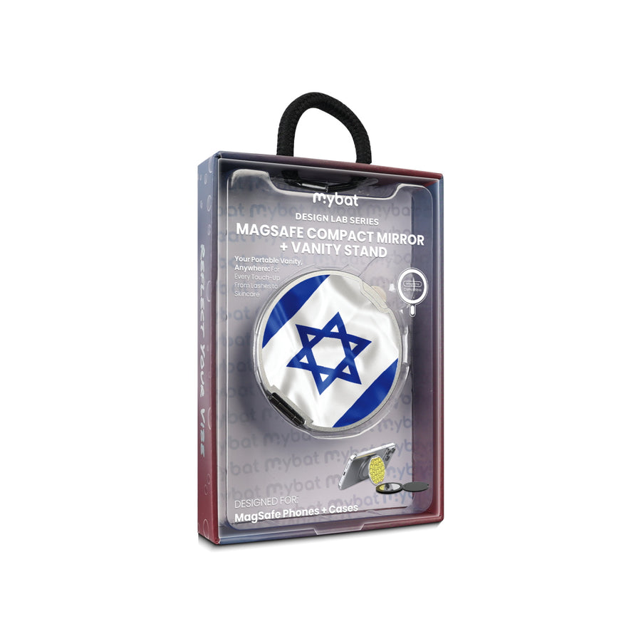 MyBat Design Lab MagSafe Selfie Mirror Kickstand - Silver - Israel Flag - MOTHMNUSU332-308-11.jpg