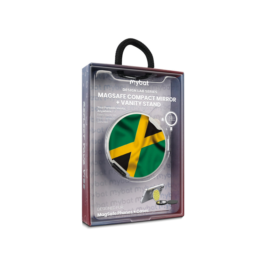 MyBat Design Lab MagSafe Selfie Mirror Kickstand - Silver - Jamaica Flag - MOTHMNUSU332-310-11.jpg