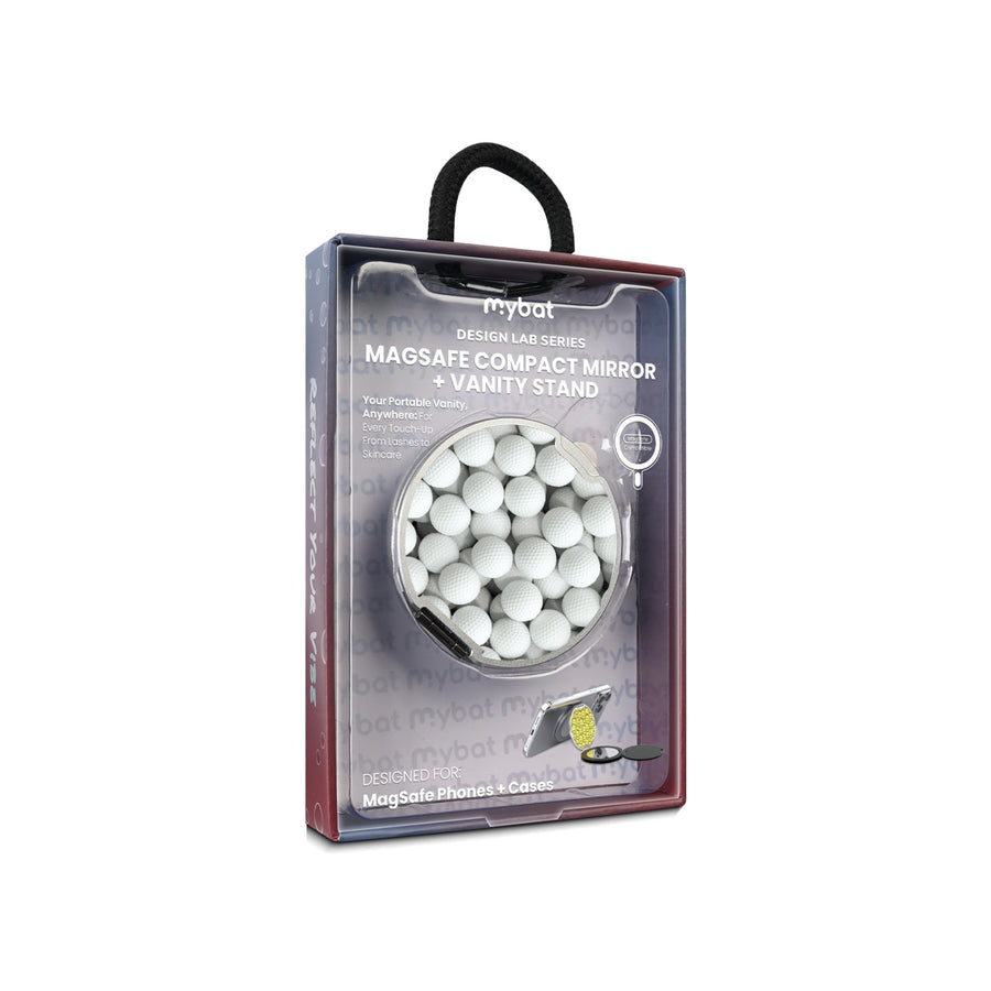 MyBat Design Lab MagSafe Selfie Mirror Kickstand - Silver - Golf Balls - MOTHMNUSU332-314-11.jpg