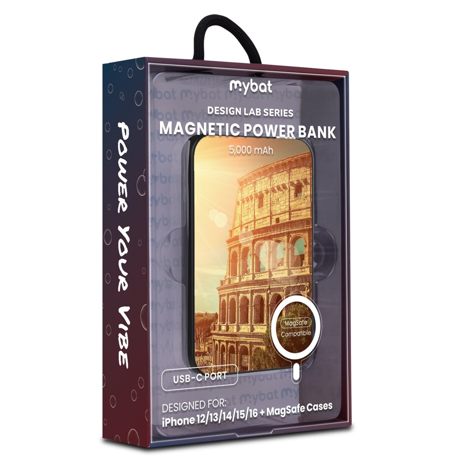 MyBat Design Lab 5000mAh Magnetic Wireless Power Bank - Black - Roman Colosseum - MPBBAT131-BK-049-9.jpg