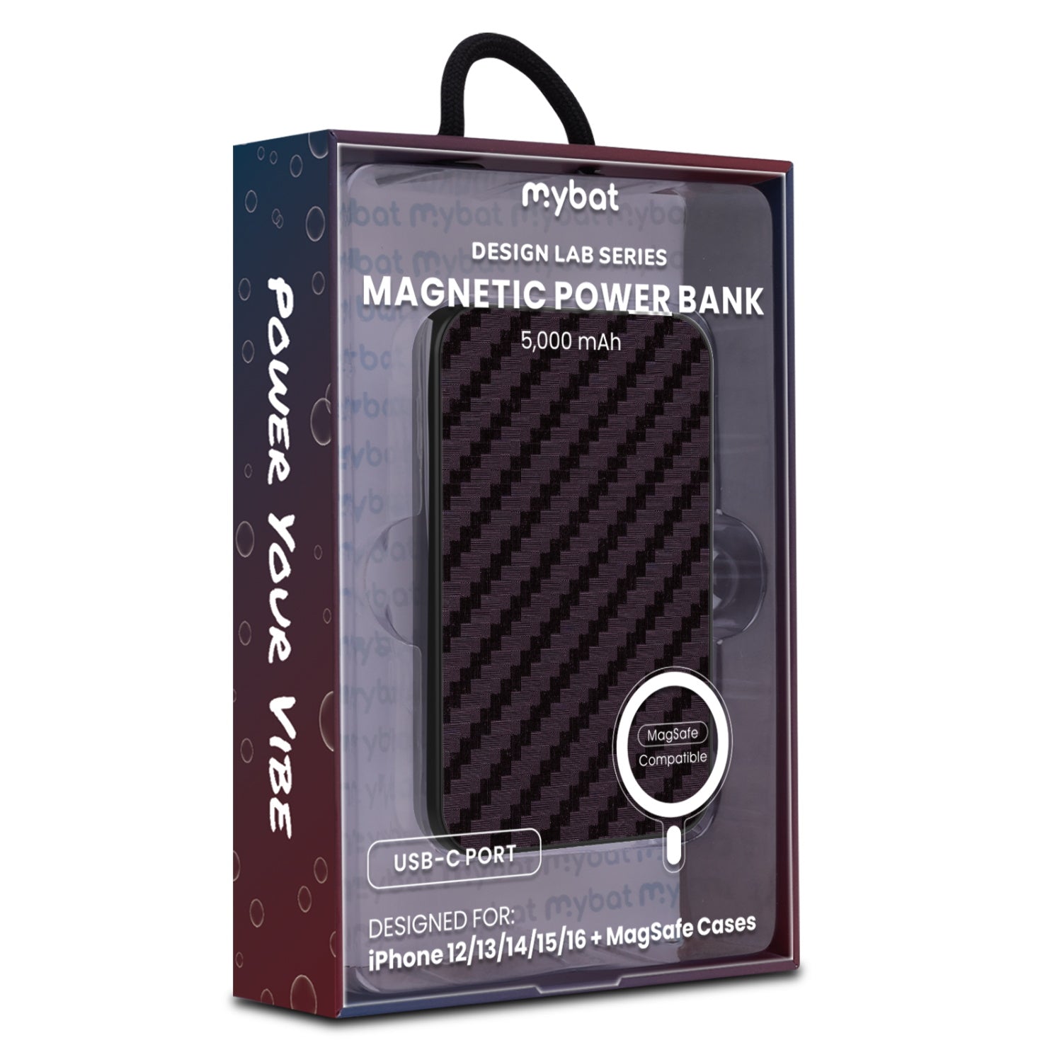 MyBat Design Lab 5000mAh Magnetic Wireless Power Bank - Black - Carbon Fiber - MPBBAT131-BK-083-9.jpg
