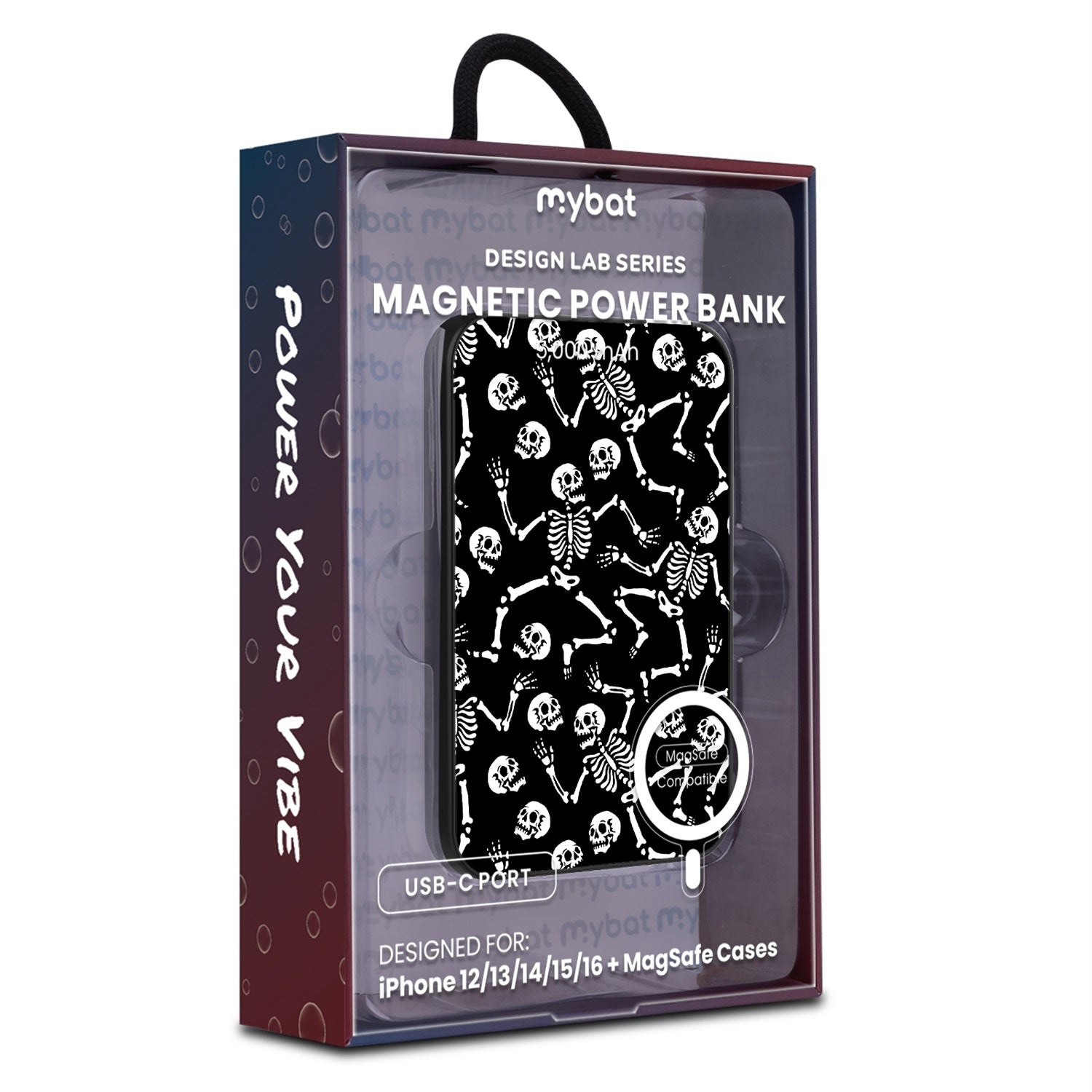 MyBat Design Lab 5000mAh Magnetic Wireless Power Bank - Black - Skeleton Crew - MPBBAT131-BK-218-9.jpg