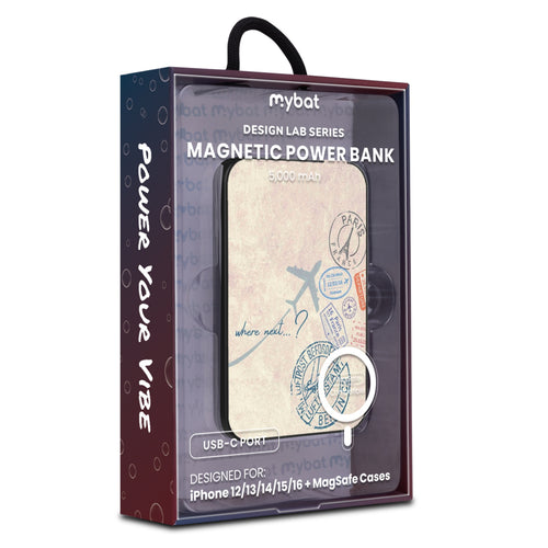 MyBat Design Lab 5000mAh Magnetic Wireless Power Bank - Black - Passport Stamps - MPBBAT131-BK-371-9.jpg