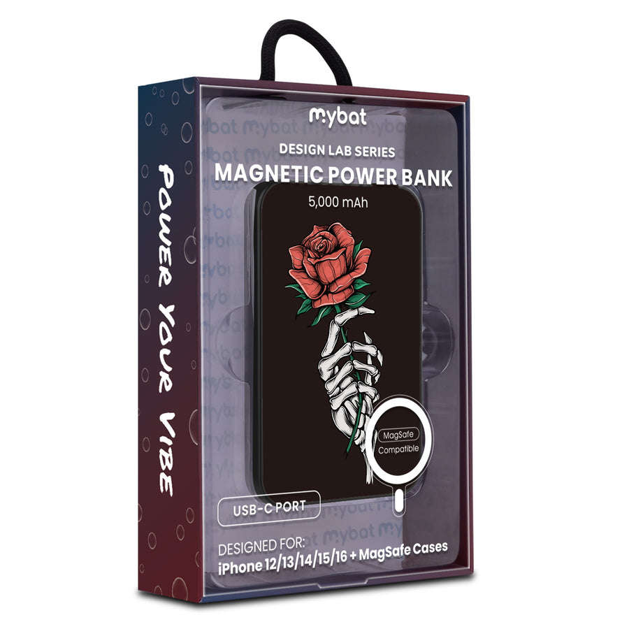 MyBat Design Lab 5000mAh Magnetic Wireless Power Bank - Black - Eternal Rose - MPBBAT131-BK-402-9.jpg