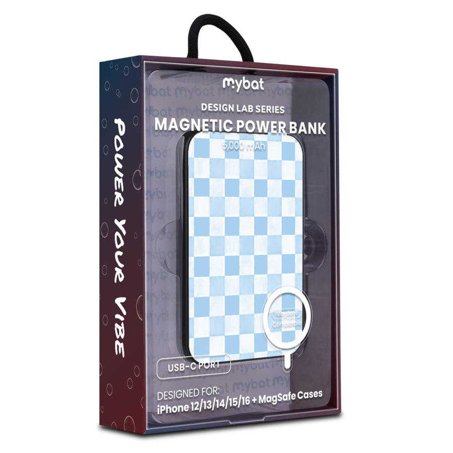 MyBat Design Lab 5000mAh Magnetic Wireless Power Bank - Black - Sky Blue Check - MPBBAT131-BK-478-9.jpg