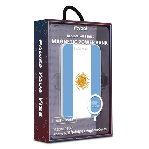 MyBat Design Lab 5000mAh Magnetic Wireless Power Bank - White - Argentinian Flag - MPBBAT132-WH-031-9.jpg