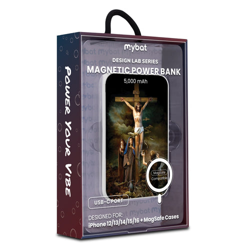 MyBat Design Lab 5000mAh Magnetic Wireless Power Bank - White - Jesus on the Cross - MPBBAT132-WH-197-9.jpg