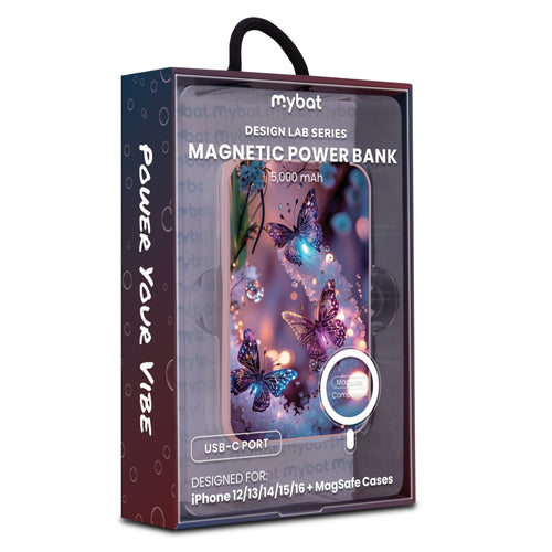 MyBat Design Lab 5000mAh Magnetic Wireless Power Bank - Pink - Magical Butterflies - MPBBAT133-PK-349-9.jpg