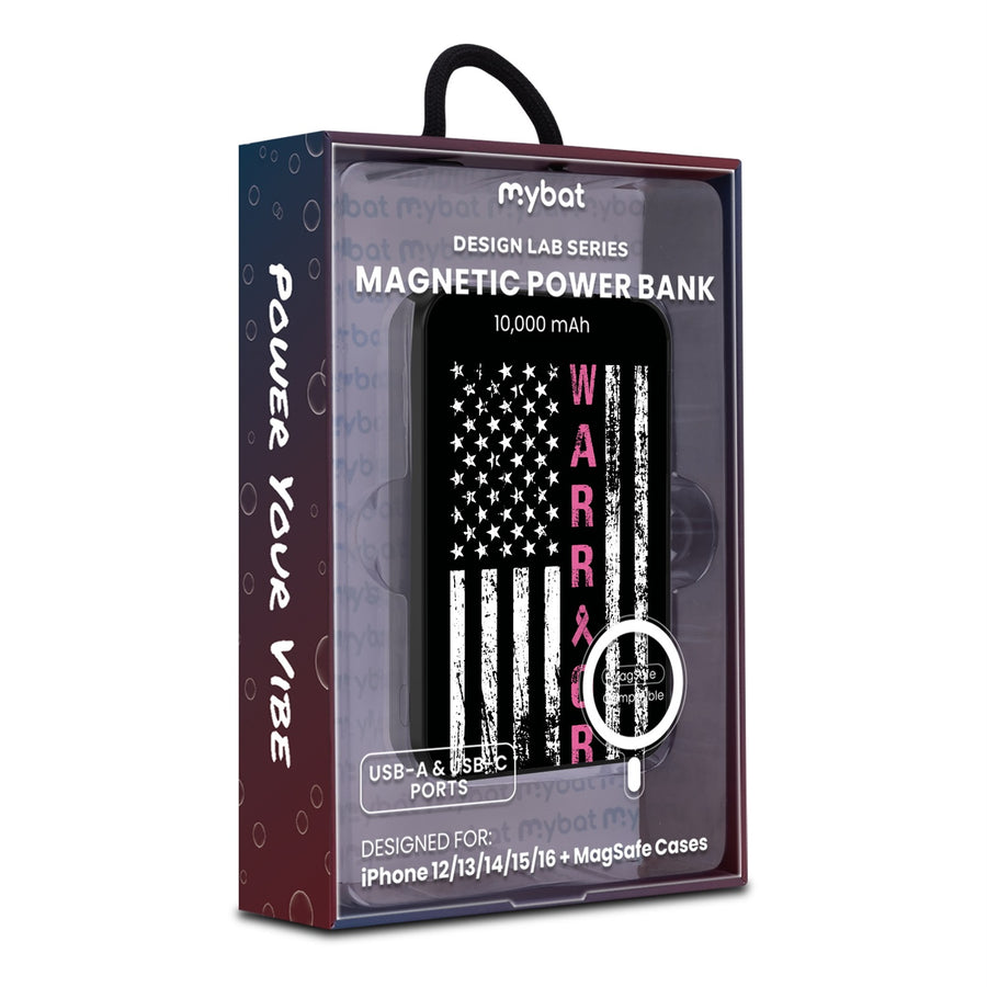 MyBat Design Lab 10000mAh Magnetic Wireless Power Bank - Black - Pink Ribbon - MPBBAT141-BK-035-9.jpg