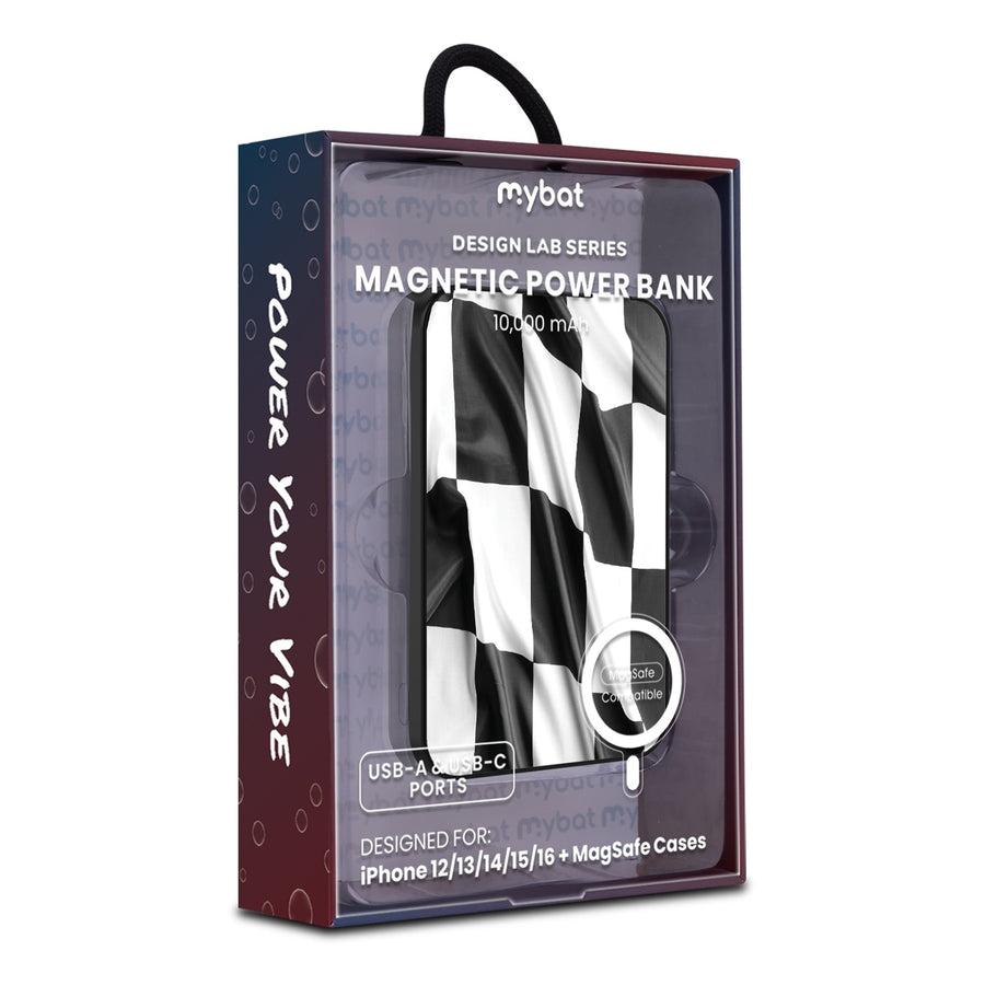 MyBat Design Lab 10000mAh Magnetic Wireless Power Bank - Black - Racing Flag - MPBBAT141-BK-040-9.jpg