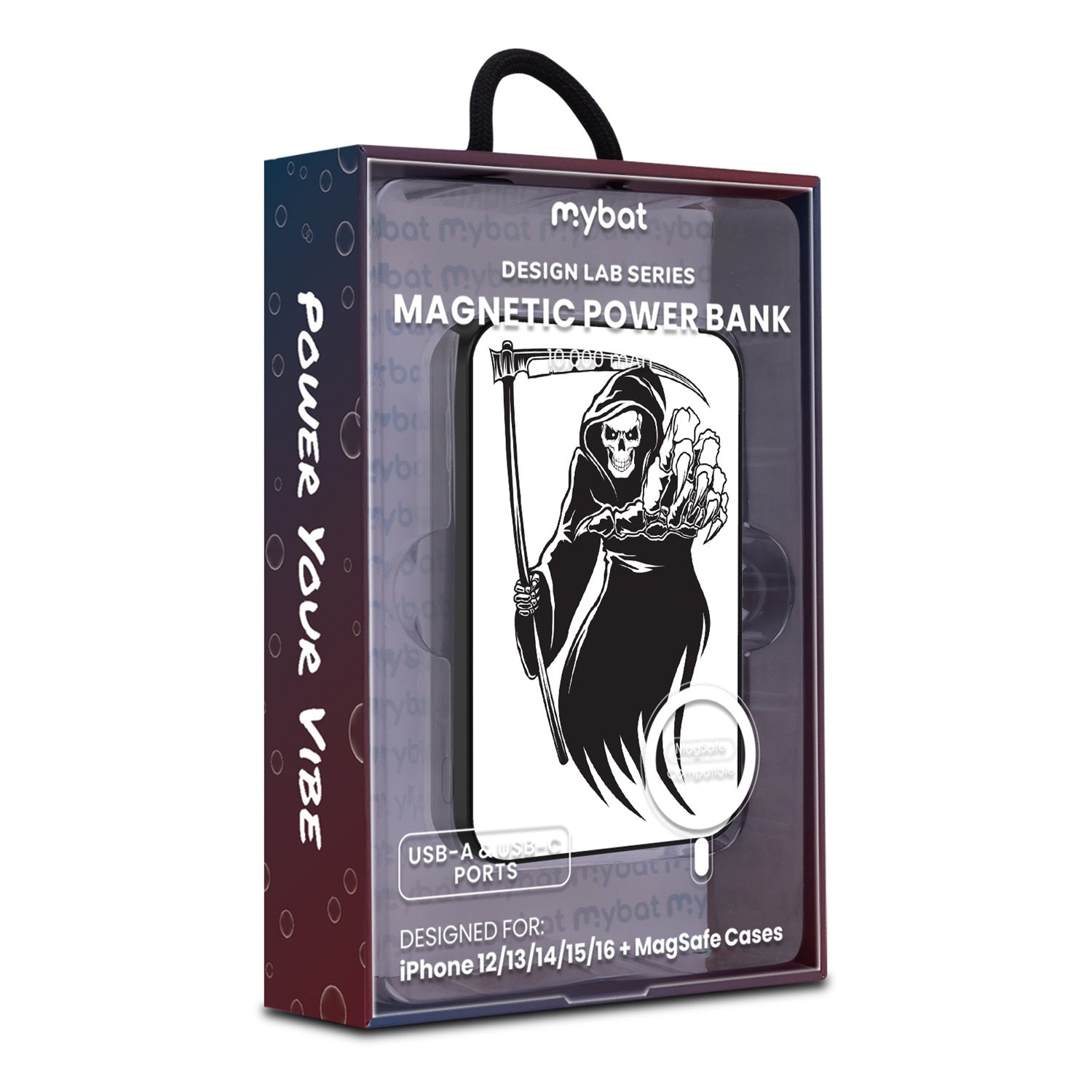 MyBat Design Lab 10000mAh Magnetic Wireless Power Bank - Black - Grim Reaper - MPBBAT141-BK-240-9.jpg