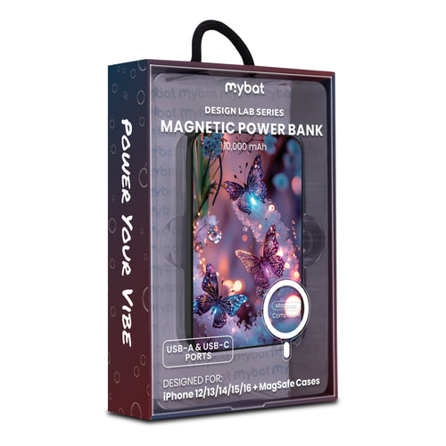 MyBat Design Lab 10000mAh Magnetic Wireless Power Bank - Black - Magical Butterflies - MPBBAT141-BK-349-9.jpg