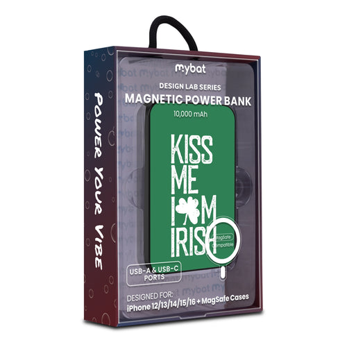 MyBat Design Lab 10000mAh Magnetic Wireless Power Bank - Black - Kiss Me I'm Irish - MPBBAT141-BK-465-9.jpg