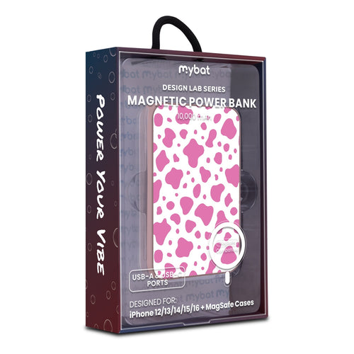 MyBat Design Lab 10000mAh Magnetic Wireless Power Bank - Pink - Pink Cow Print - MPBBAT143-PK-015-9.jpg