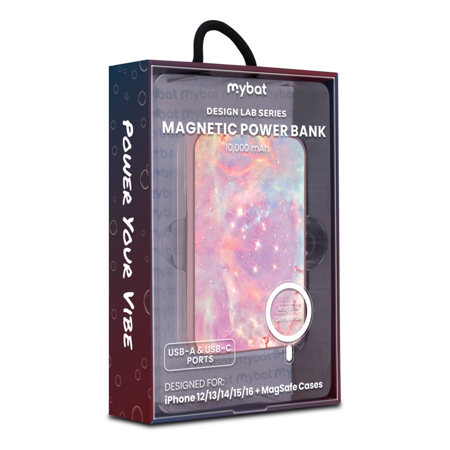 MyBat Design Lab 10000mAh Magnetic Wireless Power Bank - Pink - Pink Galaxies - MPBBAT143-PK-368-9.jpg