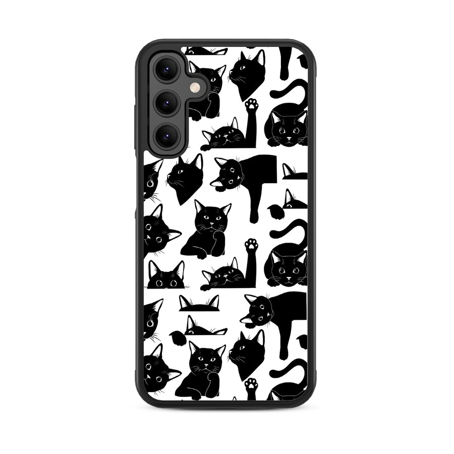 MyBat Design Lab Series Case for Samsung Galaxy A15 5G - Black Cats - MSA155GCSLESM017-3.jpg