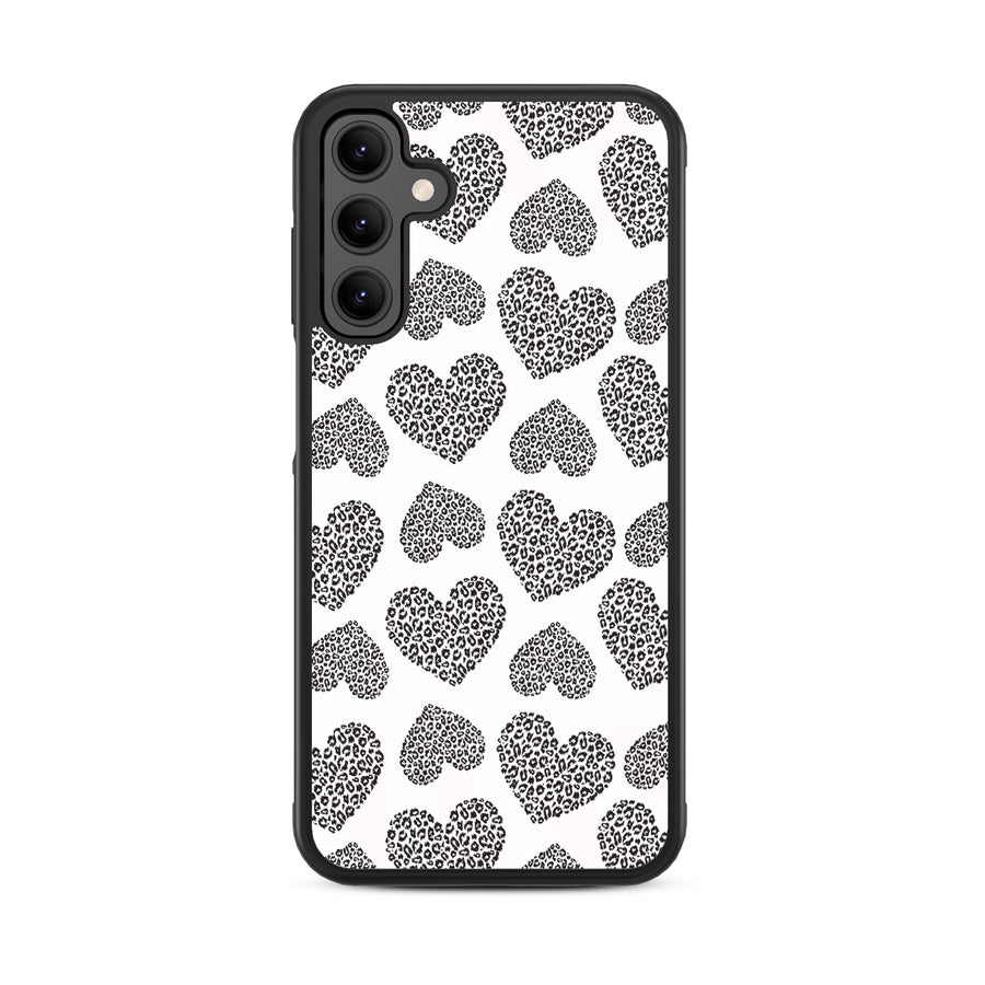 MyBat Design Lab Series Case for Samsung Galaxy A15 5G - Leopard Print Hearts - MSA155GCSLESM098-3.jpg