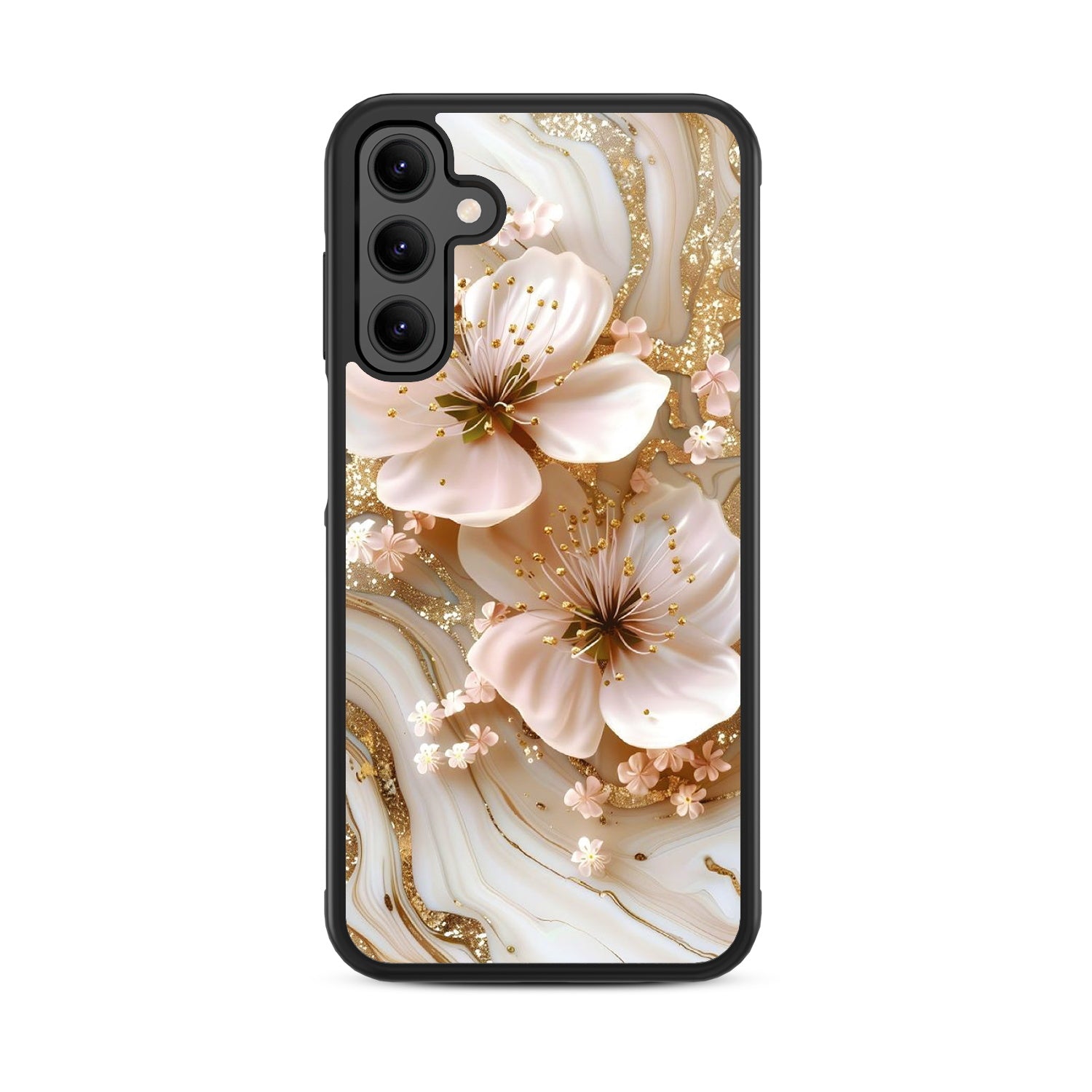 MyBat Design Lab Series Case for Samsung Galaxy A15 5G - Golden Petal Glow - MSA155GCSLESM186-3.jpg