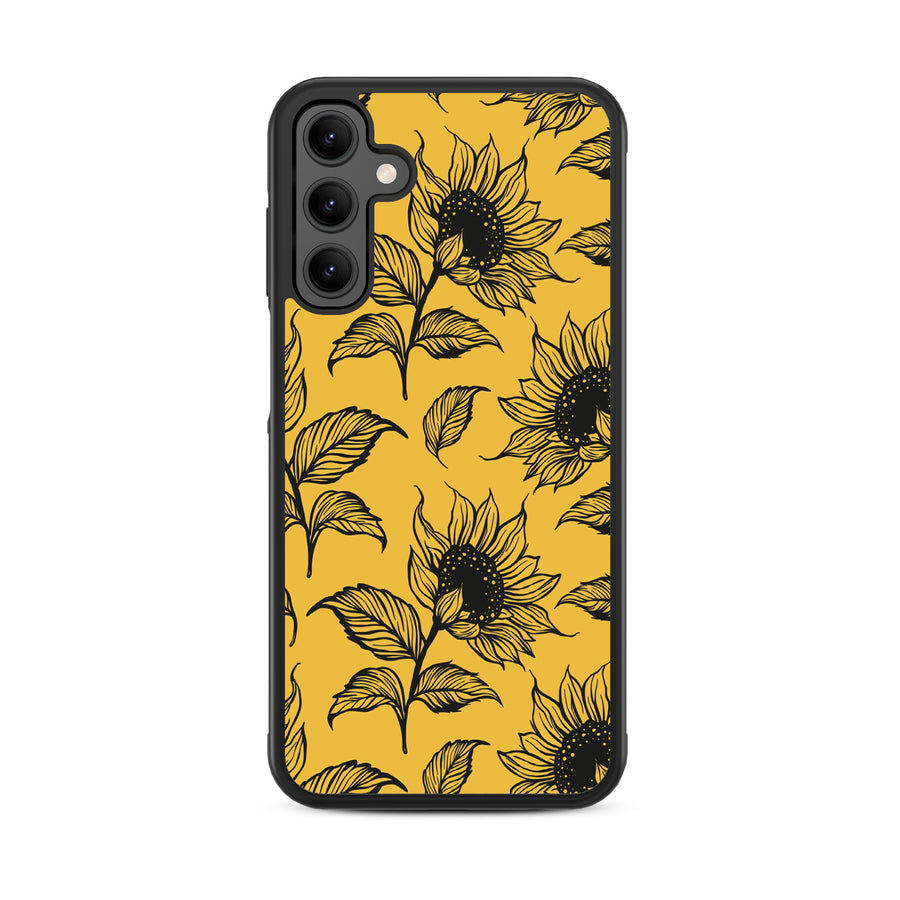 MyBat Design Lab Series Case for Samsung Galaxy A15 5G - Golden Sunflowers - MSA155GCSLESM444-3.jpg