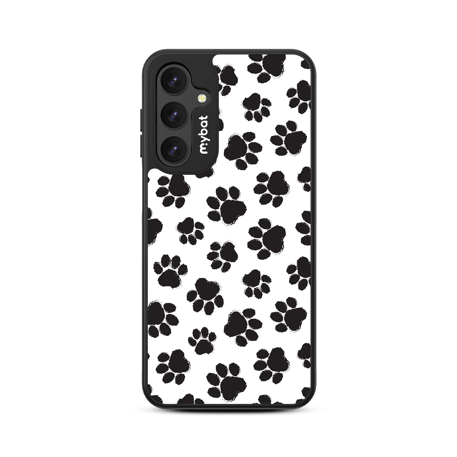 MyBat Design Lab Series Case for Samsung Galaxy A16 5G - Black Paw Prints - MSA165GCSLESMP002-3.jpg