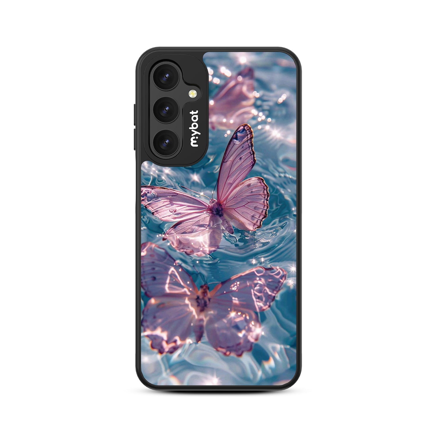 MyBat Design Lab Series Case for Samsung Galaxy A16 5G - Floating Butterflies - MSA165GCSLESMP180-3.jpg