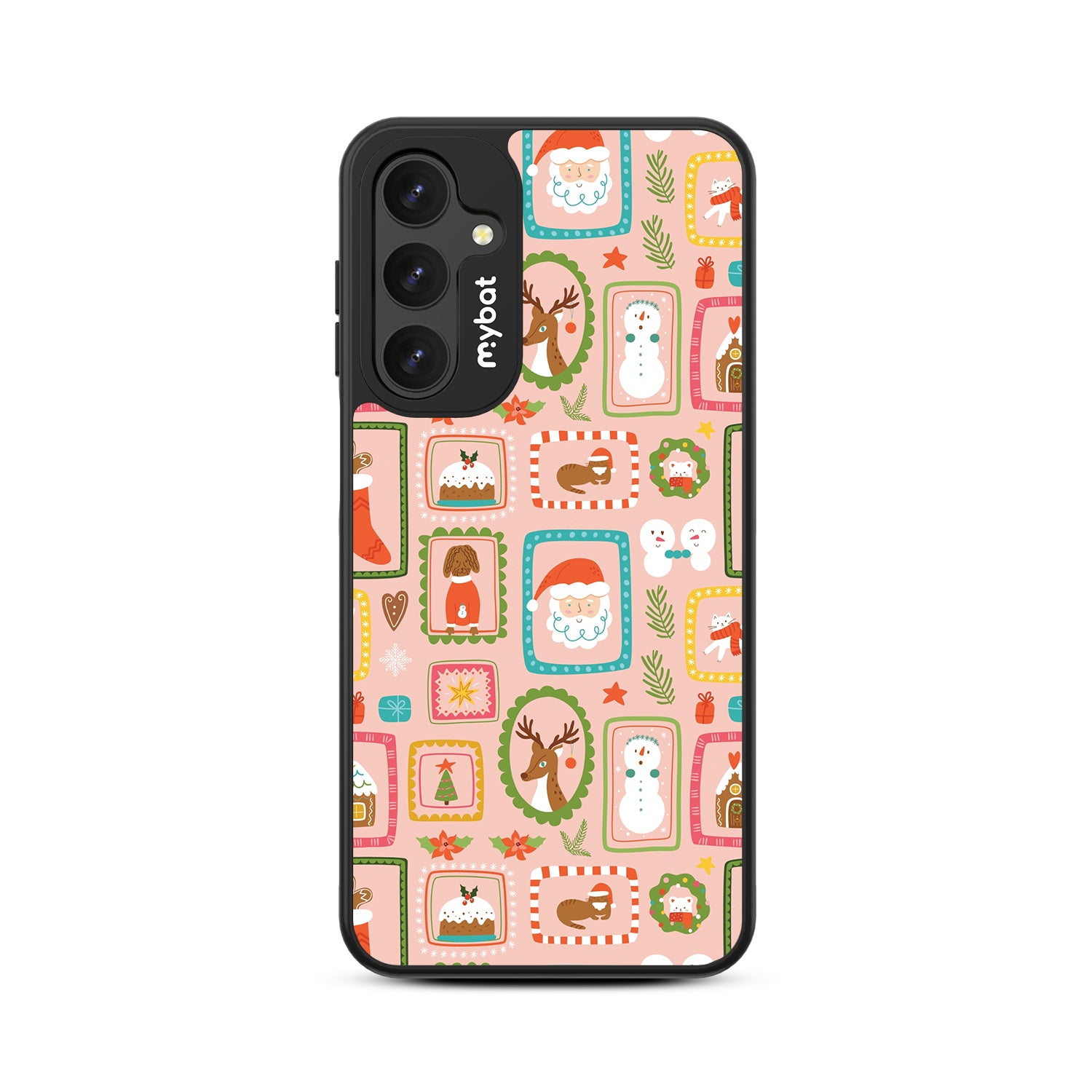 MyBat Design Lab Series Case for Samsung Galaxy A16 5G - Holiday Stamps - MSA165GCSLESMP297-3.jpg