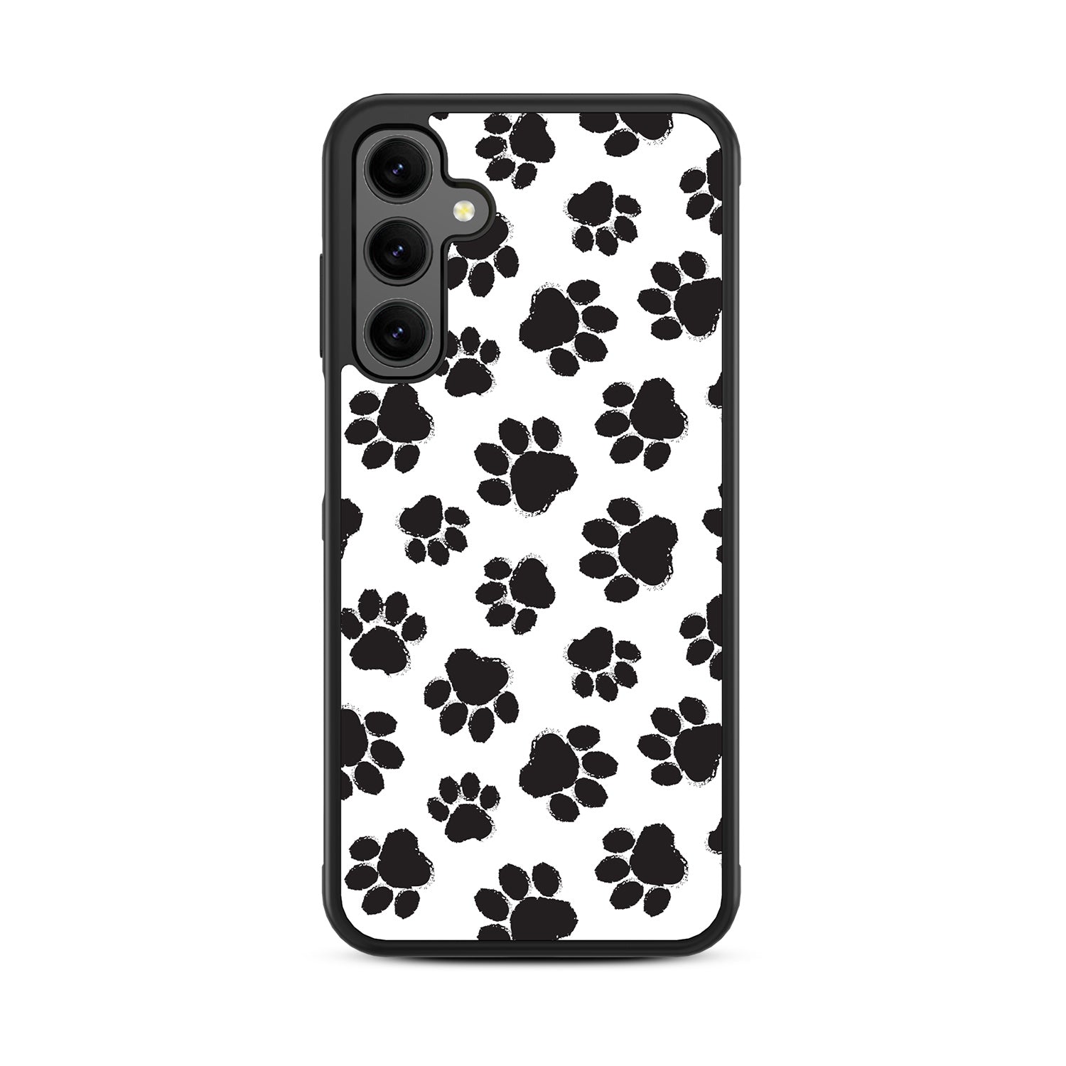 MyBat Design Lab Series Case for Samsung Galaxy A25 5G - Black Paw Prints - MSA255GCSLESM002-3.jpg