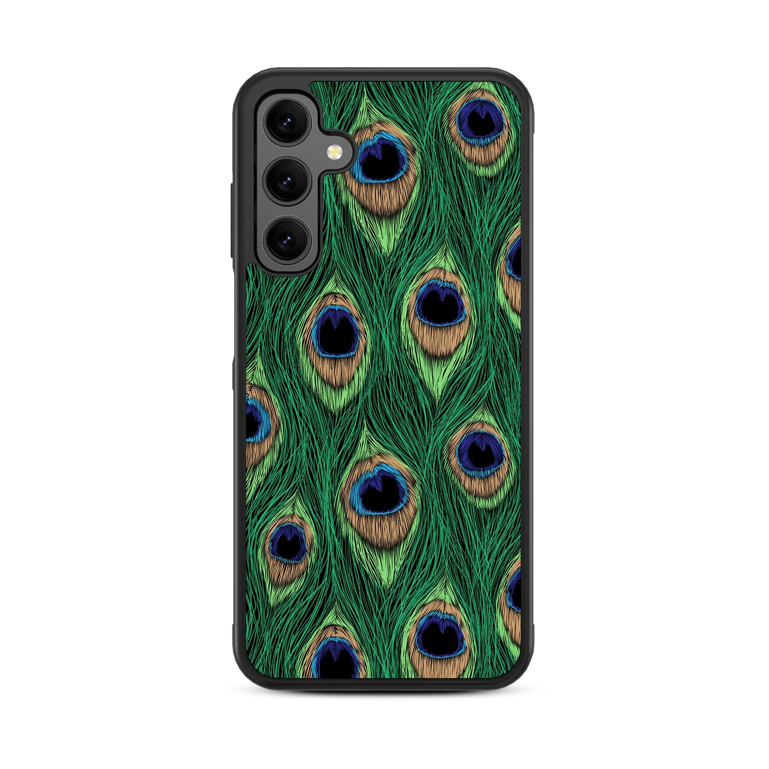 MyBat Design Lab Series Case for Samsung Galaxy A25 5G - Peacock Feathers - MSA255GCSLESM018-3.jpg