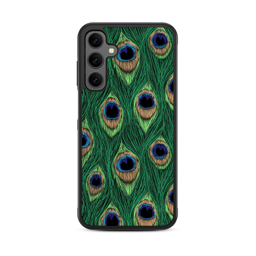 MyBat Design Lab Series Case for Samsung Galaxy A25 5G - Peacock Feathers - MSA255GCSLESM018-3.jpg