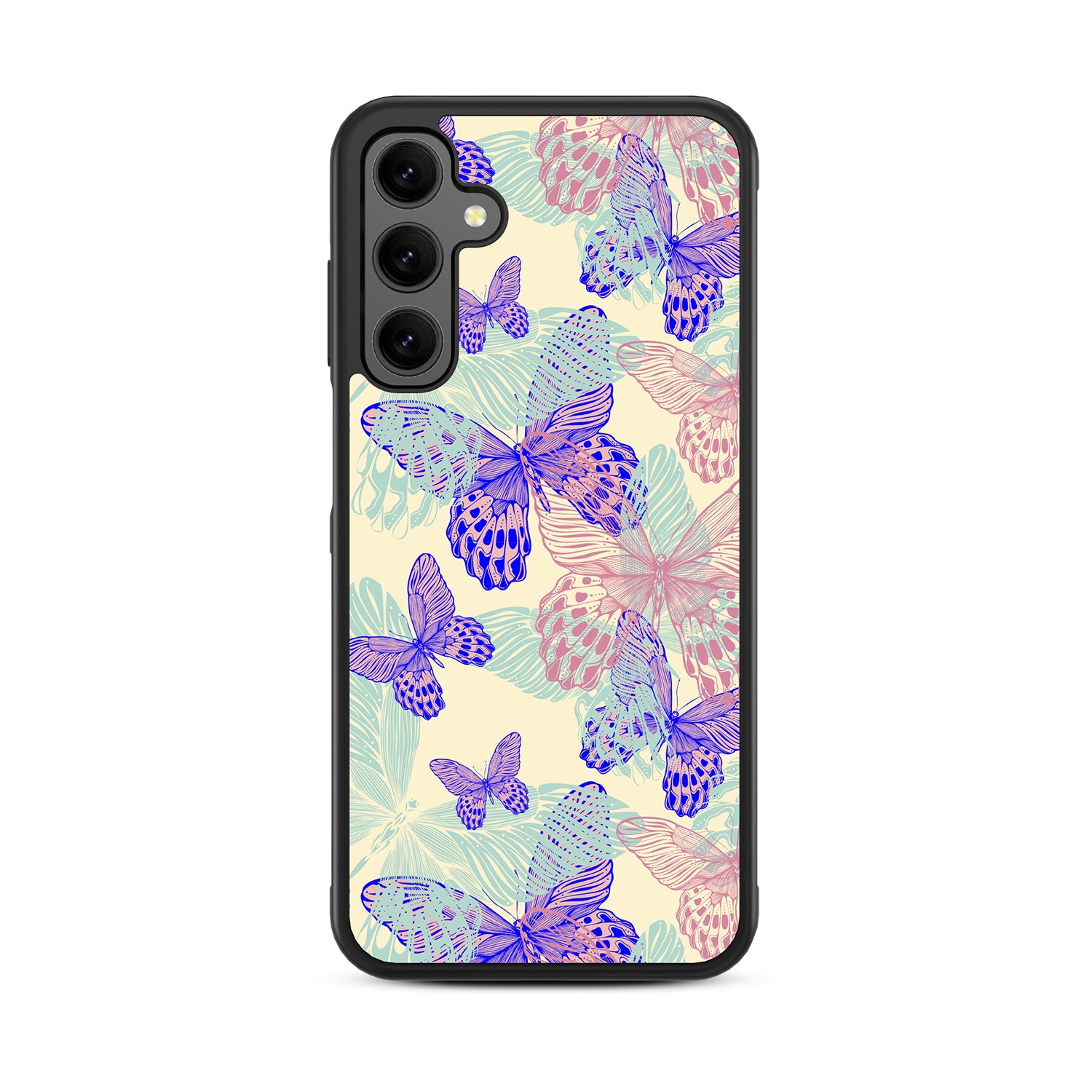 MyBat Design Lab Series Case for Samsung Galaxy A25 5G - Butterflies - MSA255GCSLESM019-3.jpg