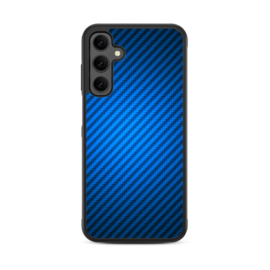 MyBat Design Lab Series Case for Samsung Galaxy A25 5G - Blue Carbon Fiber - MSA255GCSLESM084-3.jpg