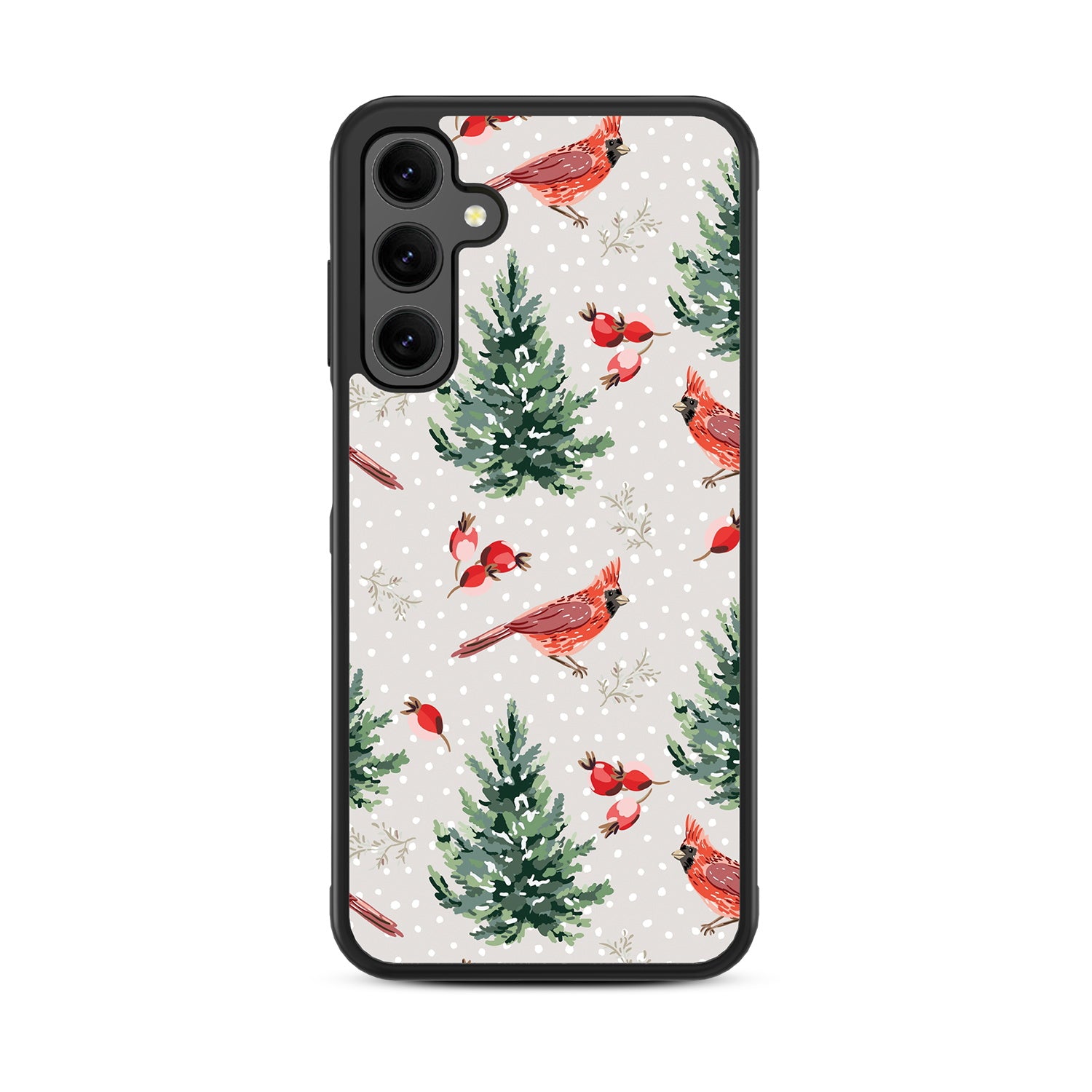 MyBat Design Lab Series Case for Samsung Galaxy A25 5G - Winter Cardinals - MSA255GCSLESM298-3.jpg