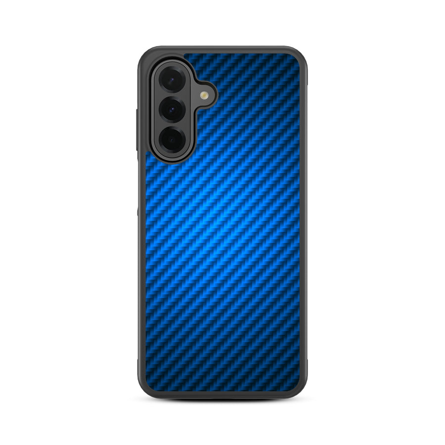 MyBat Design Lab Series Case for Samsung Galaxy A26 5G - Blue Carbon Fiber - MSA265GCSLESM084-3.jpg
