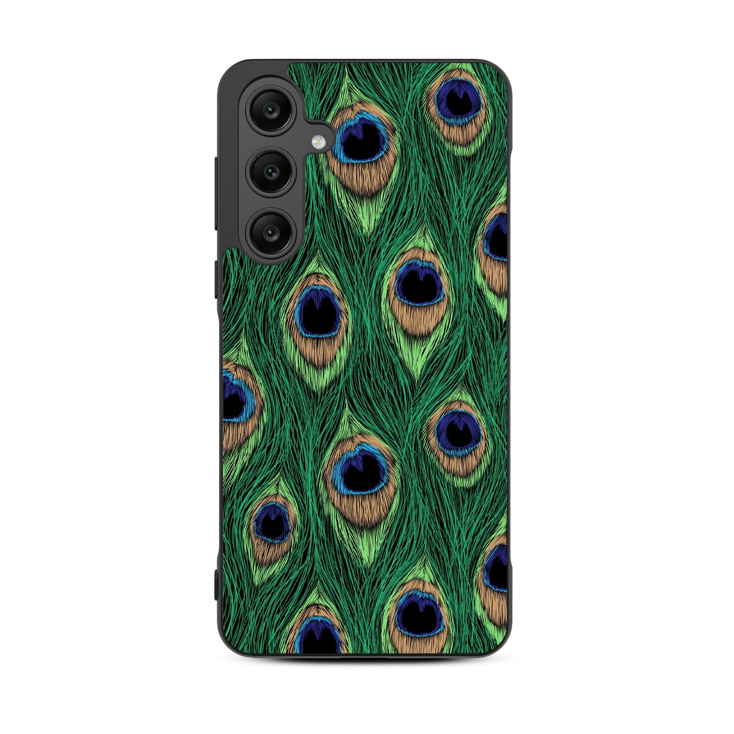 MyBat Design Lab Series Case for Samsung Galaxy A35 5G - Peacock Feathers - MSA355GCSLESM018-3.jpg