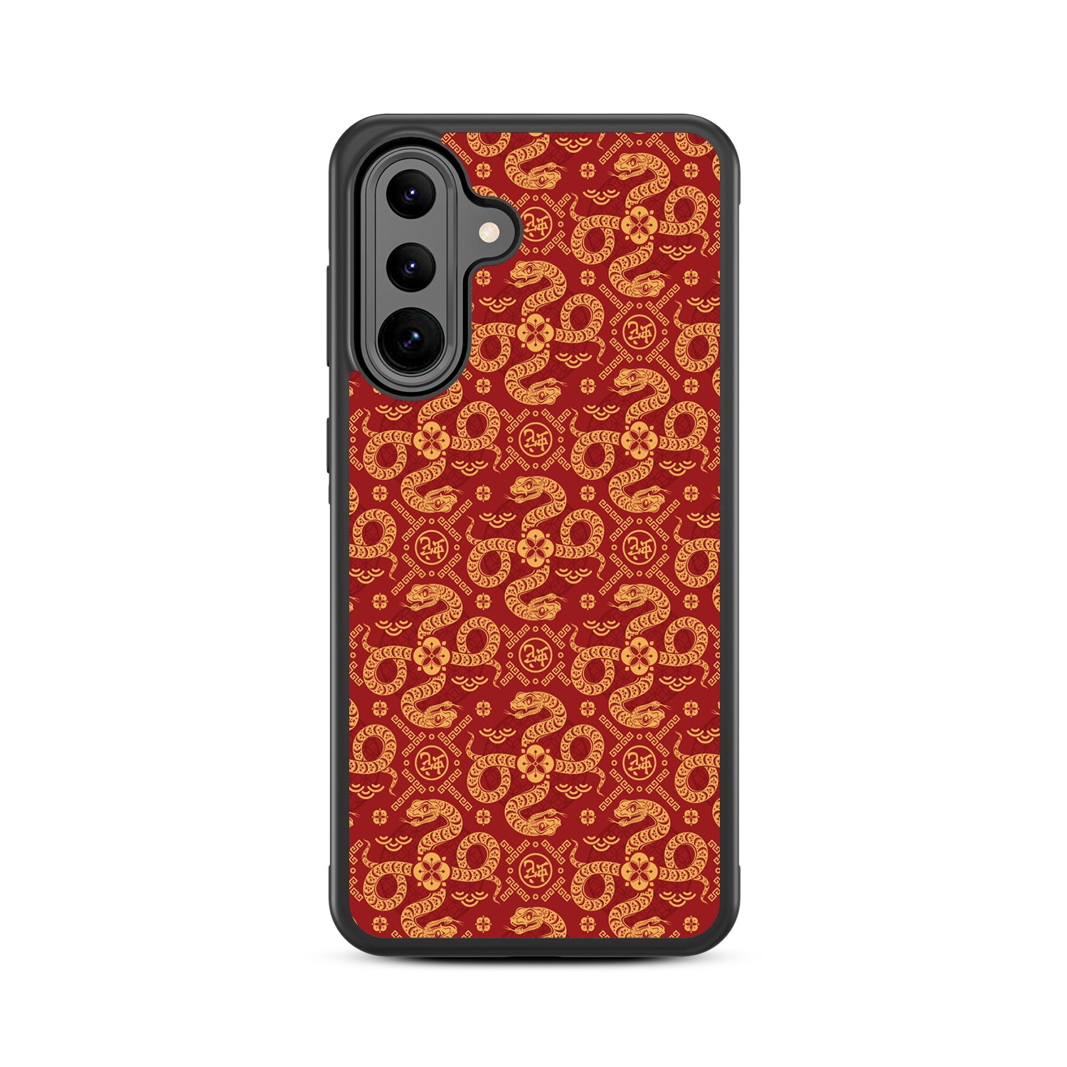 MyBat Design Lab Series Case for Samsung Galaxy A36 5G - Golden Snake Dance - MSA365GCSLESM317-3.jpg