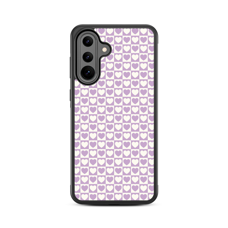 MyBat Design Lab Series Case for Samsung Galaxy A36 5G - Heart Grid - MSA365GCSLESM339-3.jpg