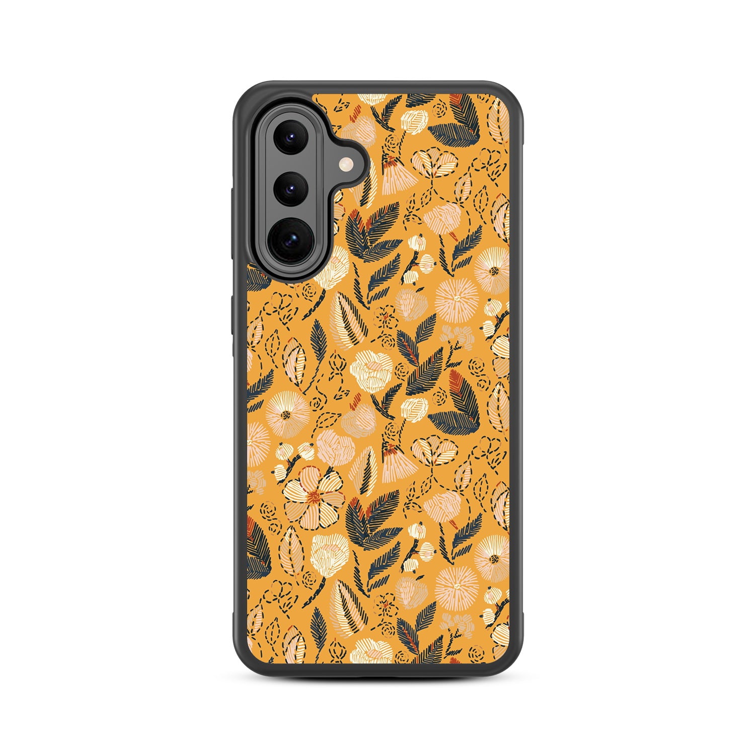 MyBat Design Lab Series Case for Samsung Galaxy A36 5G - Floral Stitch - MSA365GCSLESM439-3.jpg