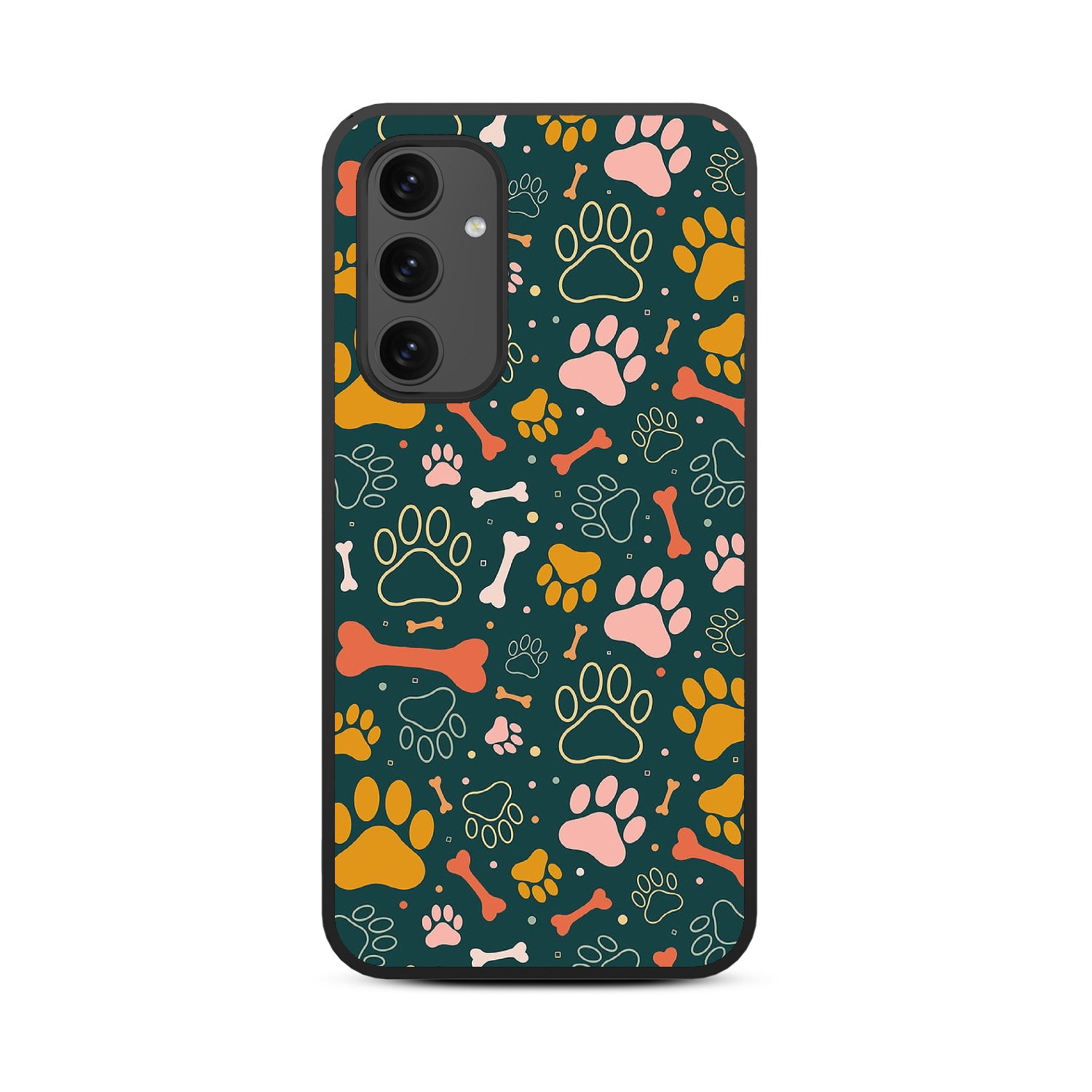 MyBat Design Lab Series Case for Samsung Galaxy A54 5G - Paw Prints & Bones - MSA545GCSLESM003-1.jpg