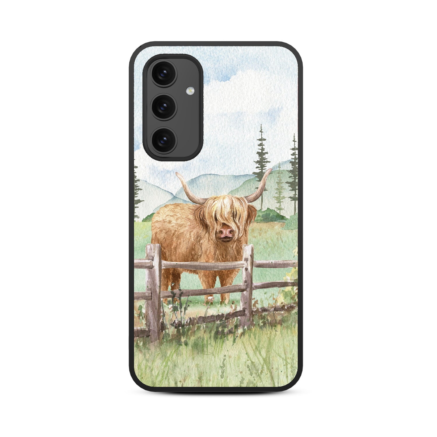 MyBat Design Lab Series Case for Samsung Galaxy A54 5G - Highland Cow - MSA545GCSLESM470-3.jpg