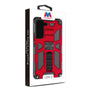 MyBat Sturdy Hybrid Protector Cover (with Stand) for Samsung Galaxy S22 Plus - Red / Black - MSS22PCSFSSS003-10.jpg