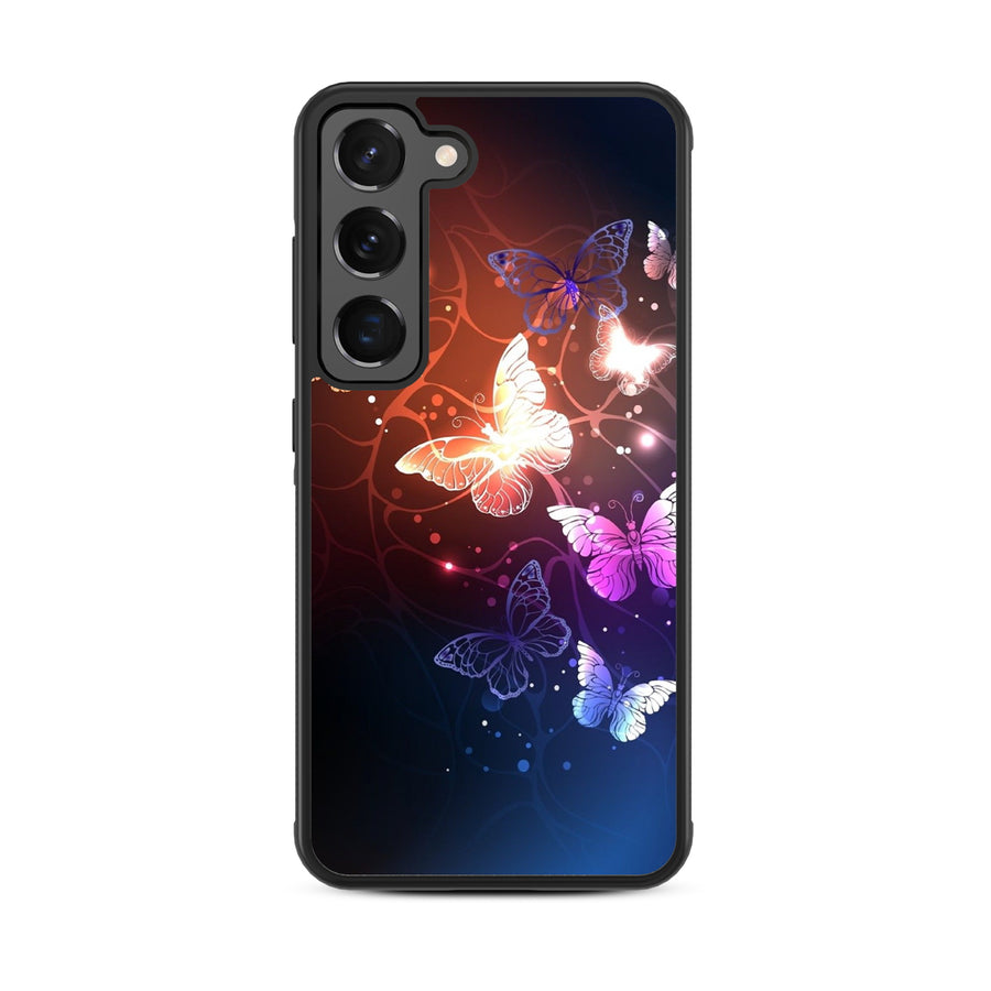 MyBat Design Lab Series Case for Samsung Galaxy S24 - Neon Butterflies - MSS24CSLESM022-3.jpg