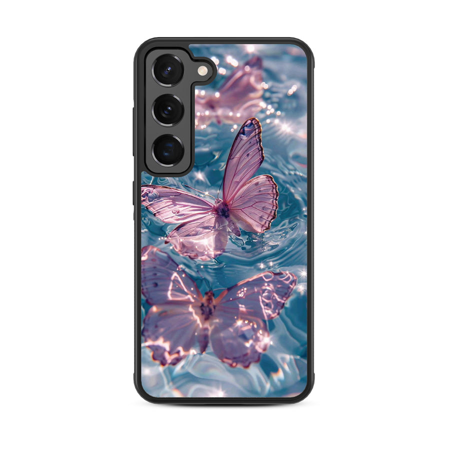 MyBat Design Lab Series Case for Samsung Galaxy S24 - Floating Butterflies - MSS24CSLESM180-3.jpg