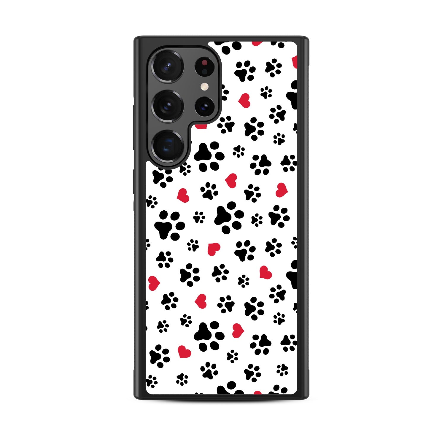 MyBat Design Lab Series Case for Samsung Galaxy S24 Ultra - Paw Prints and Hearts - MSS24UCSLESM001-3.jpg